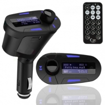 Blau LED FM Transmitter MP3 Player 12-24V